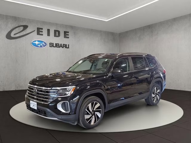 2025 Deep Black Pearl Volkswagen Atlas 2.0T SE w/Technology AWD SUV