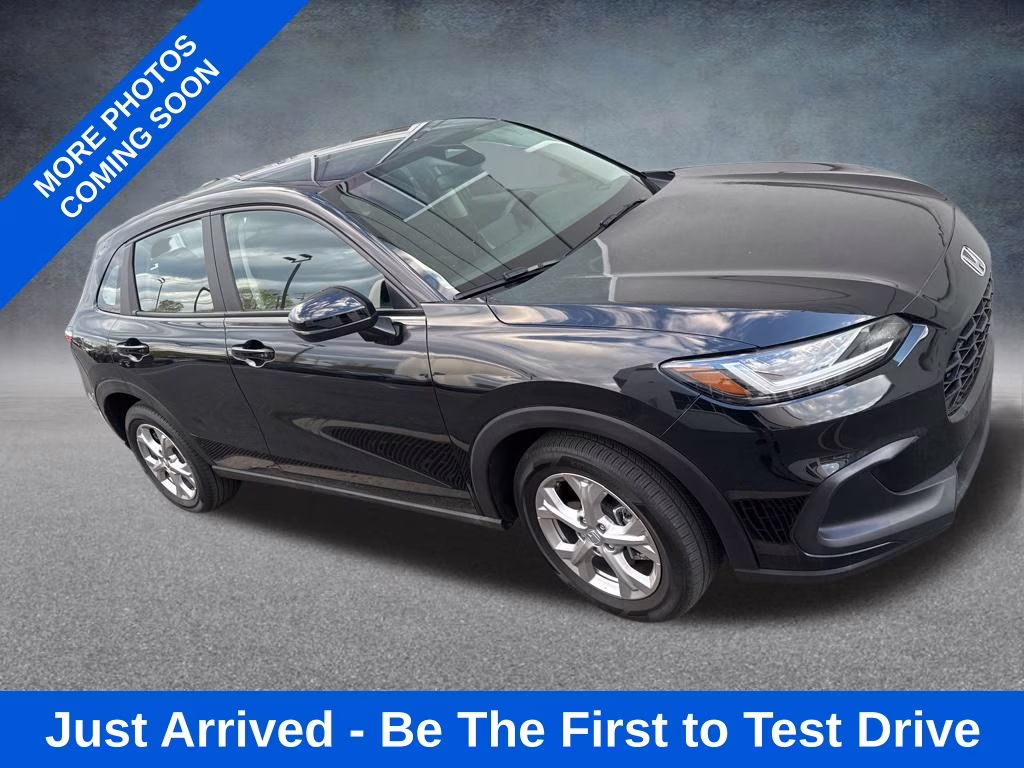 2025 Crystal Black Pearl Honda HR-V LX AWD SUV