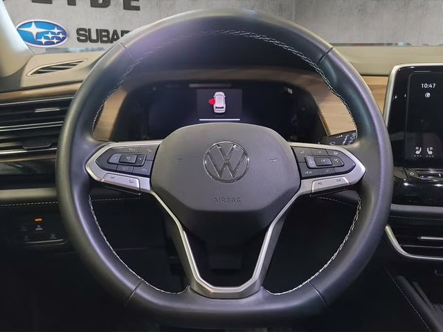 2025 Deep Black Pearl Volkswagen Atlas 2.0T SE w/Technology AWD SUV