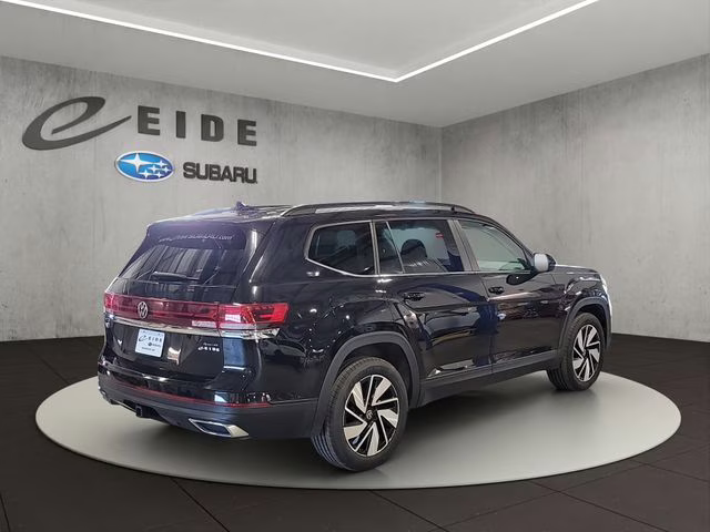 2025 Deep Black Pearl Volkswagen Atlas 2.0T SE w/Technology AWD SUV