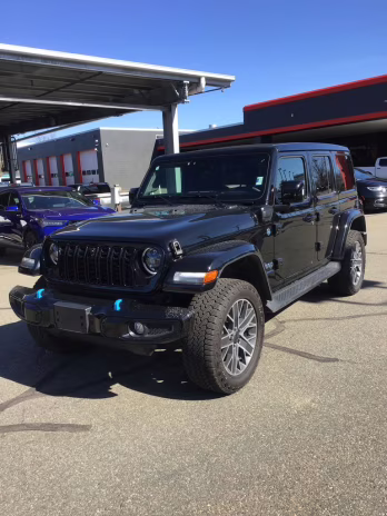 2024 Black Clearcoat Jeep Wrangler High Altitude 4xe 4X4 SUV