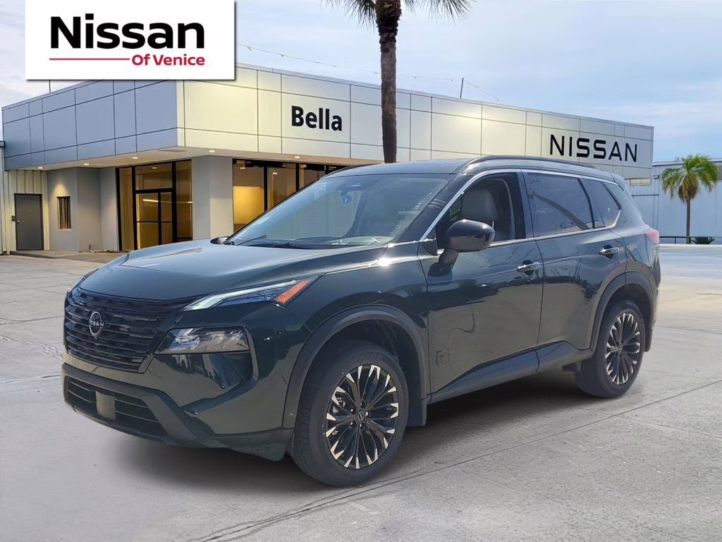 2026 Obsidian Green Nissan Rogue Dark Armor FWD SUV