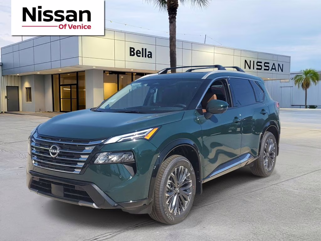 2026 Obsidian Green Nissan Rogue Platinum AWD SUV