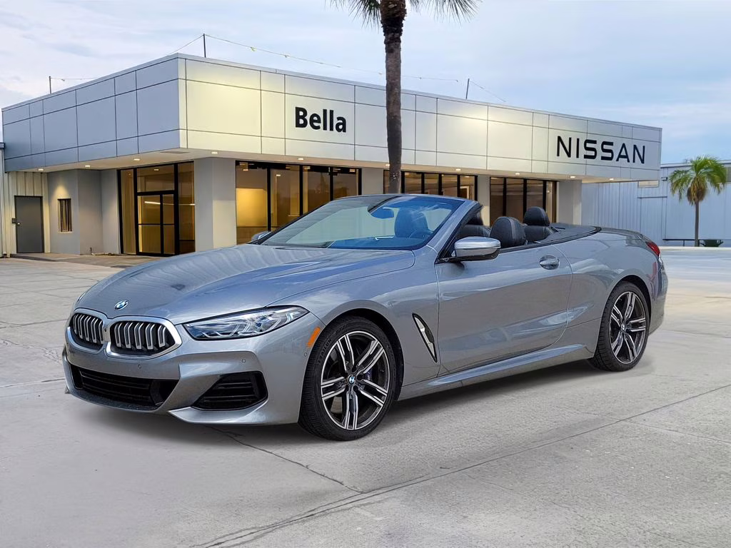 2025 Gray Metallic BMW 8 Series 840i AWD Convertible