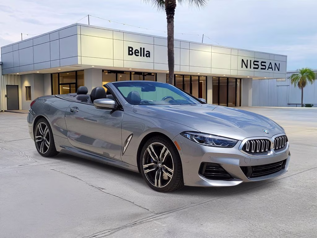 2025 Gray Metallic BMW 8 Series 840i AWD Convertible
