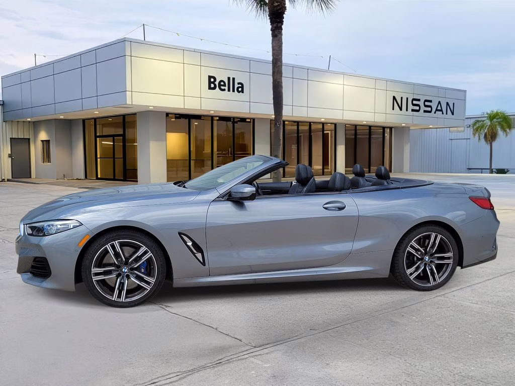 2025 Gray Metallic BMW 8 Series 840i AWD Convertible