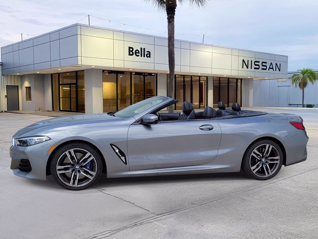 2025 Gray Metallic BMW 8 Series 840i AWD Convertible