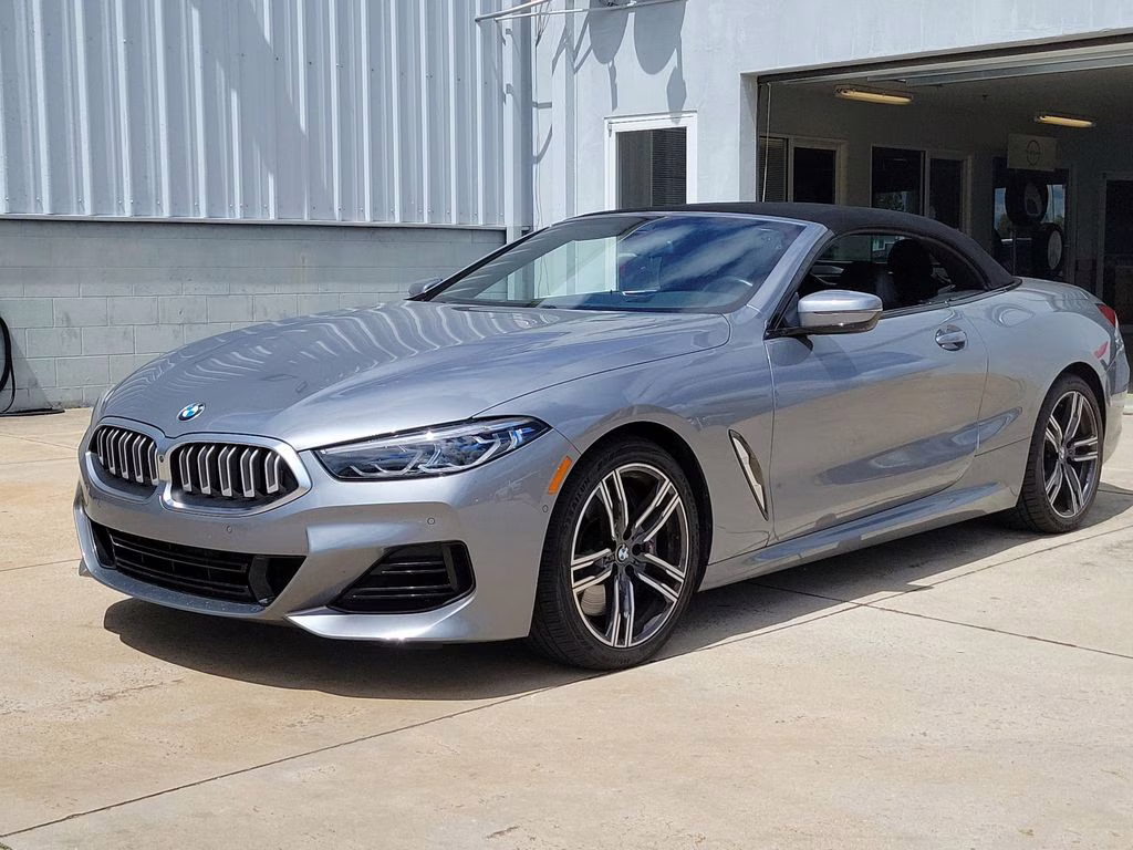 2025 Gray Metallic BMW 8 Series 840i AWD Convertible