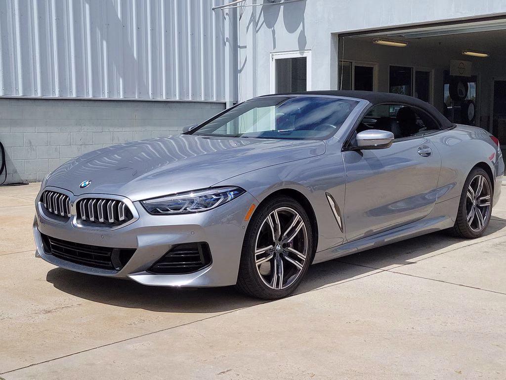 2025 Gray Metallic BMW 8 Series 840i AWD Convertible