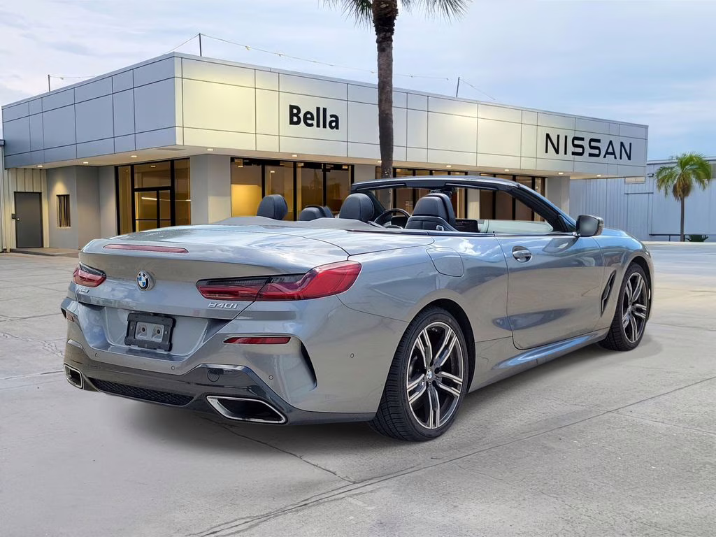 2025 Gray Metallic BMW 8 Series 840i AWD Convertible