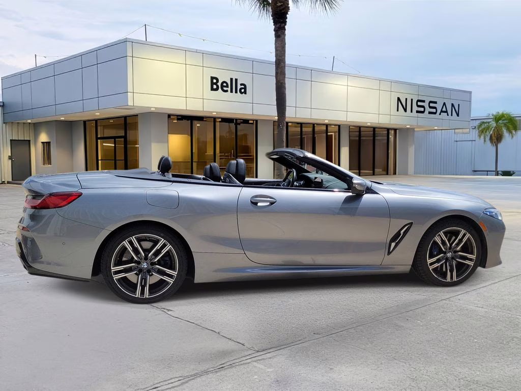 2025 Gray Metallic BMW 8 Series 840i AWD Convertible