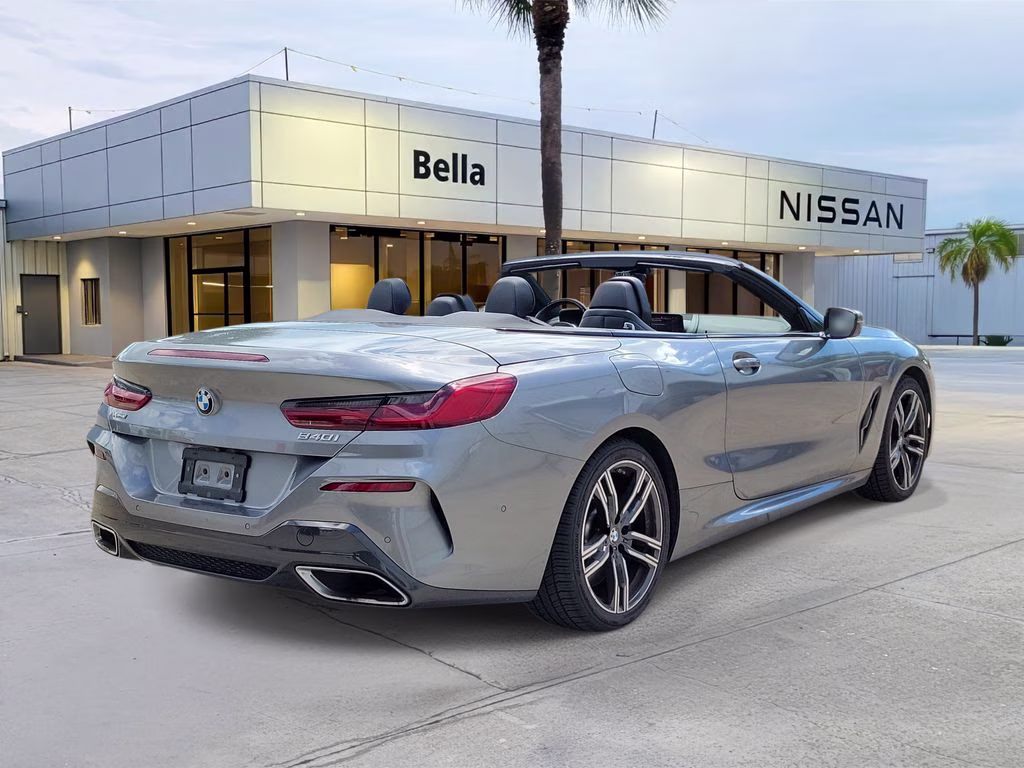 2025 Gray Metallic BMW 8 Series 840i AWD Convertible