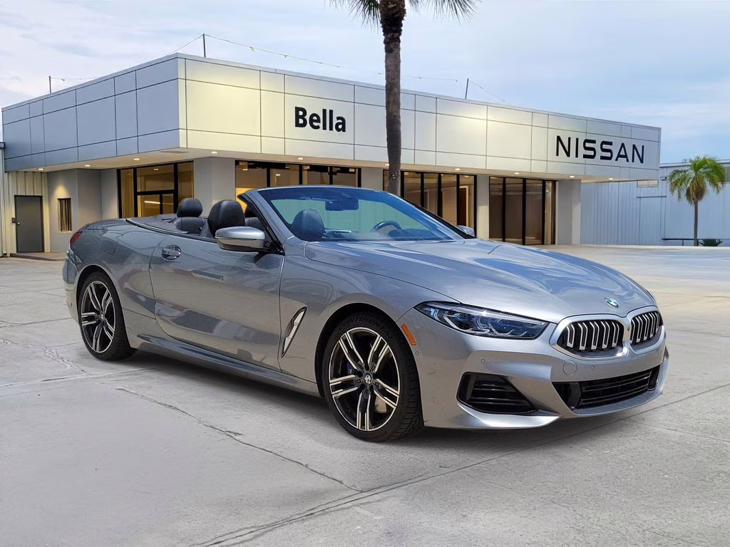 2025 Gray Metallic BMW 8 Series 840i AWD Convertible