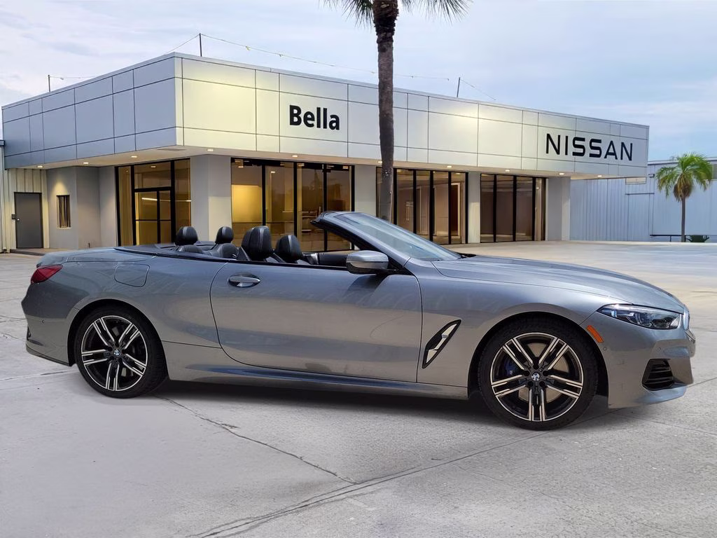 2025 Gray Metallic BMW 8 Series 840i AWD Convertible