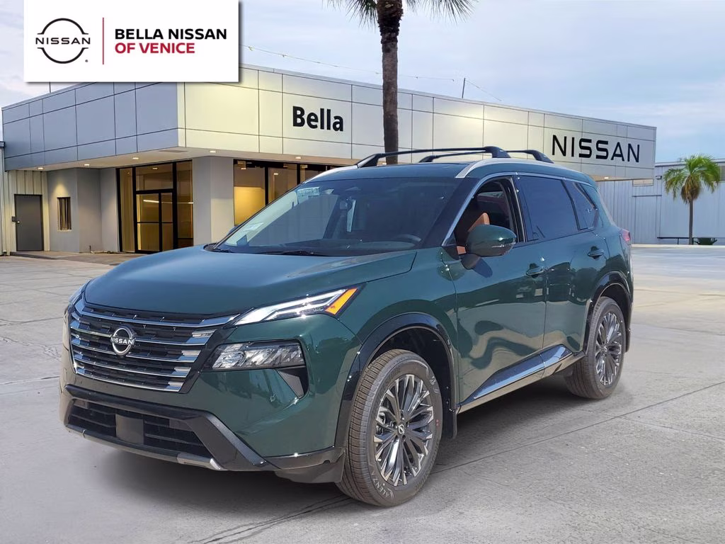 2026 Obsidian Green Nissan Rogue Platinum AWD SUV