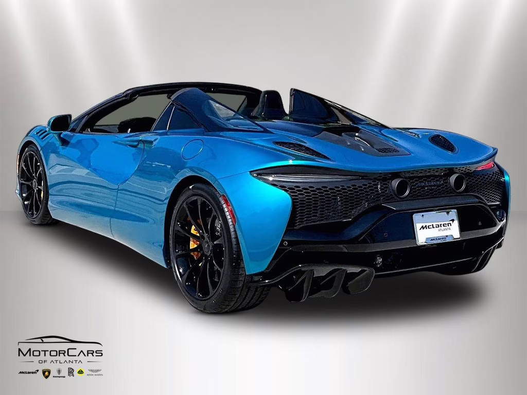 2026 Belize Blue McLaren Artura Spider RWD Convertible
