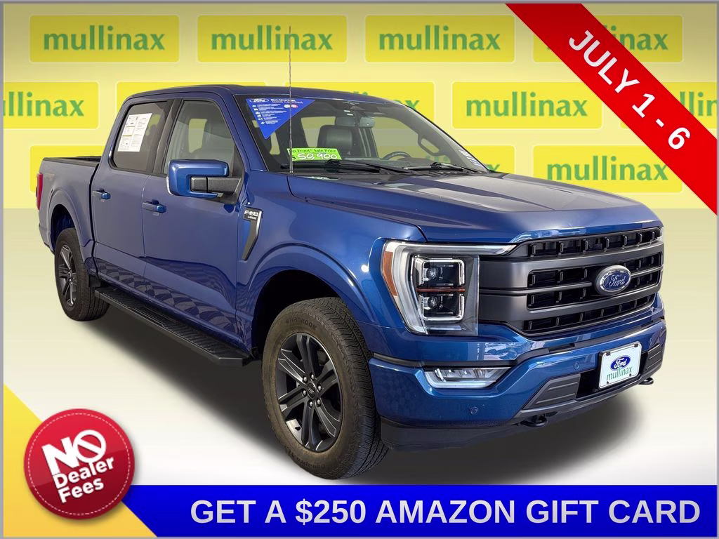 2023 Atlas Blue Metallic Ford F-150 Lariat 4X4 Truck