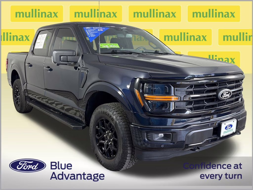 2024 Antimatter Blue Metallic Ford F-150 XLT 4X4 Truck