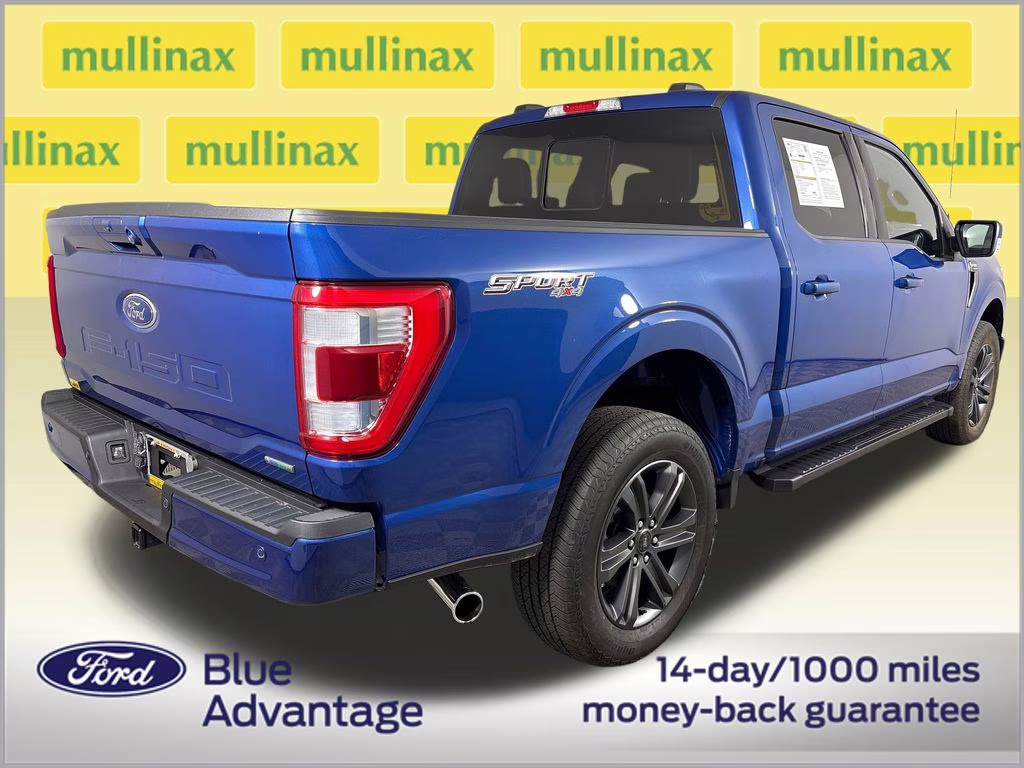 2023 Atlas Blue Metallic Ford F-150 Lariat 4X4 Truck