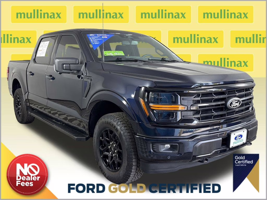 2024 Antimatter Blue Metallic Ford F-150 XLT 4X4 Truck