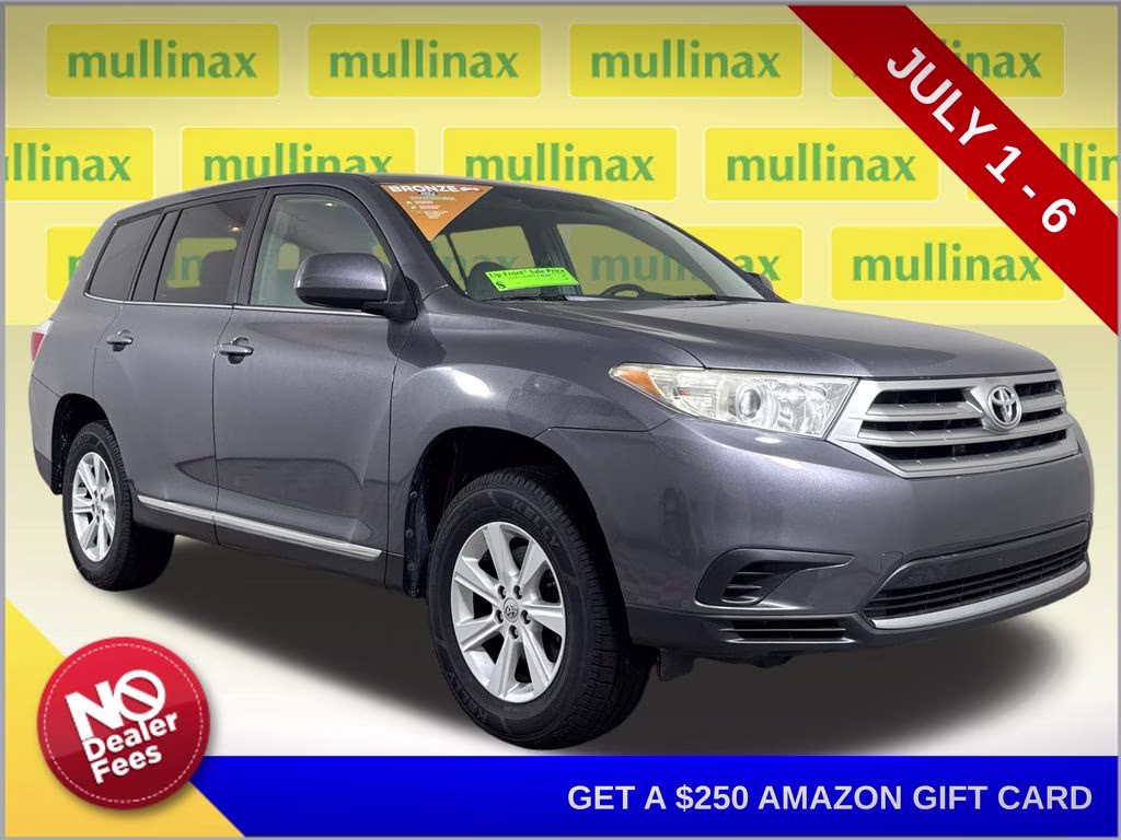 2013 Magnetic Gray Metallic Toyota Highlander Base FWD SUV