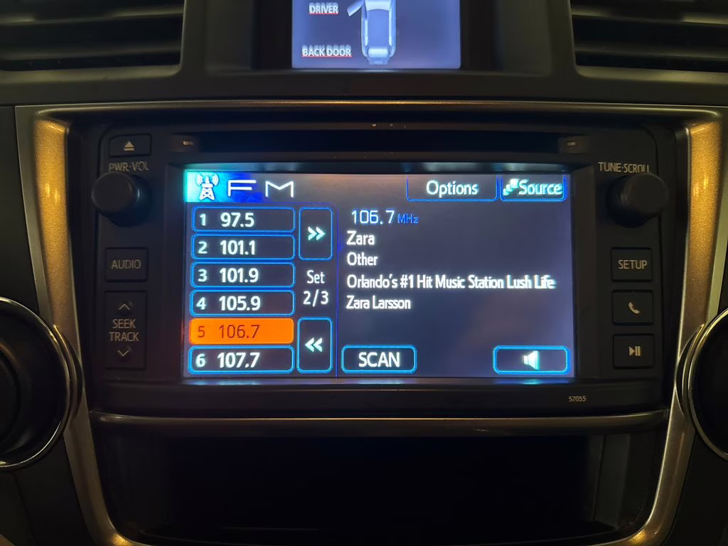 2013 Magnetic Gray Metallic Toyota Highlander Base FWD SUV