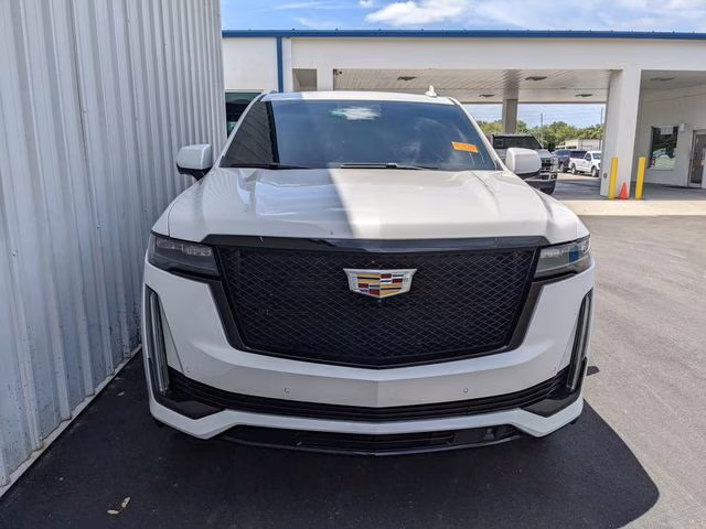 2022 Crystal White Tricoat Cadillac Escalade Sport Platinum 4X4 SUV