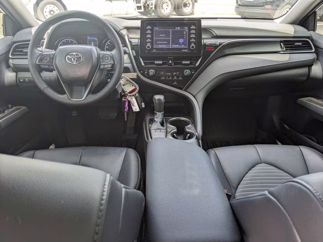 2024 Midnight Black Metallic Toyota Camry SE FWD Sedan