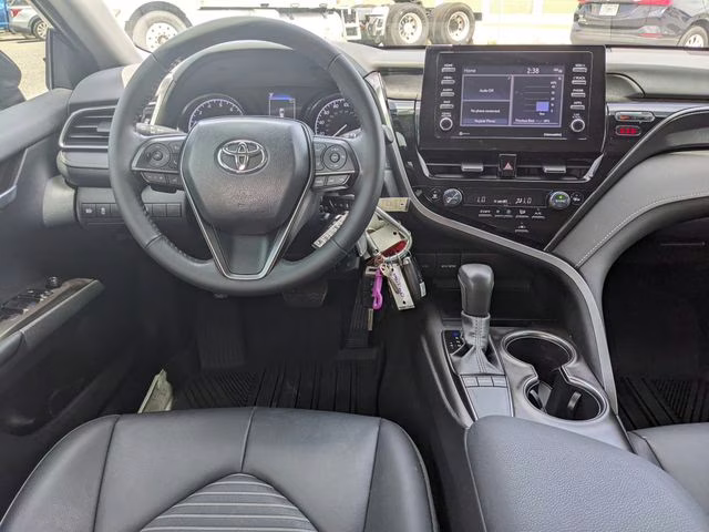 2024 Midnight Black Metallic Toyota Camry SE FWD Sedan