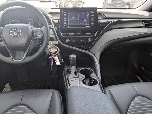 2024 Midnight Black Metallic Toyota Camry SE FWD Sedan