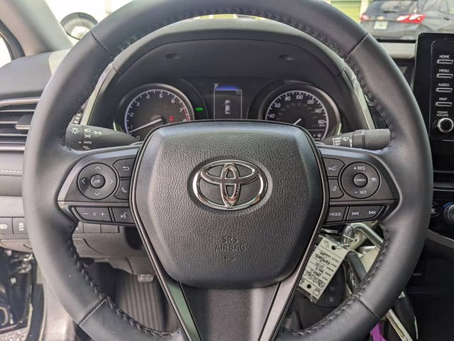 2024 Midnight Black Metallic Toyota Camry SE FWD Sedan