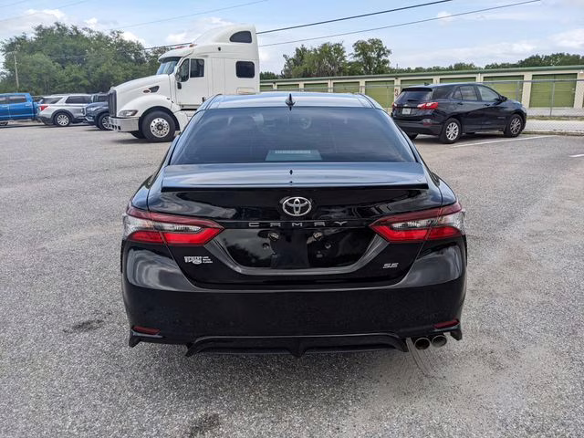 2024 Midnight Black Metallic Toyota Camry SE FWD Sedan