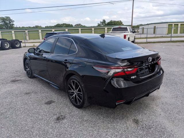 2024 Midnight Black Metallic Toyota Camry SE FWD Sedan