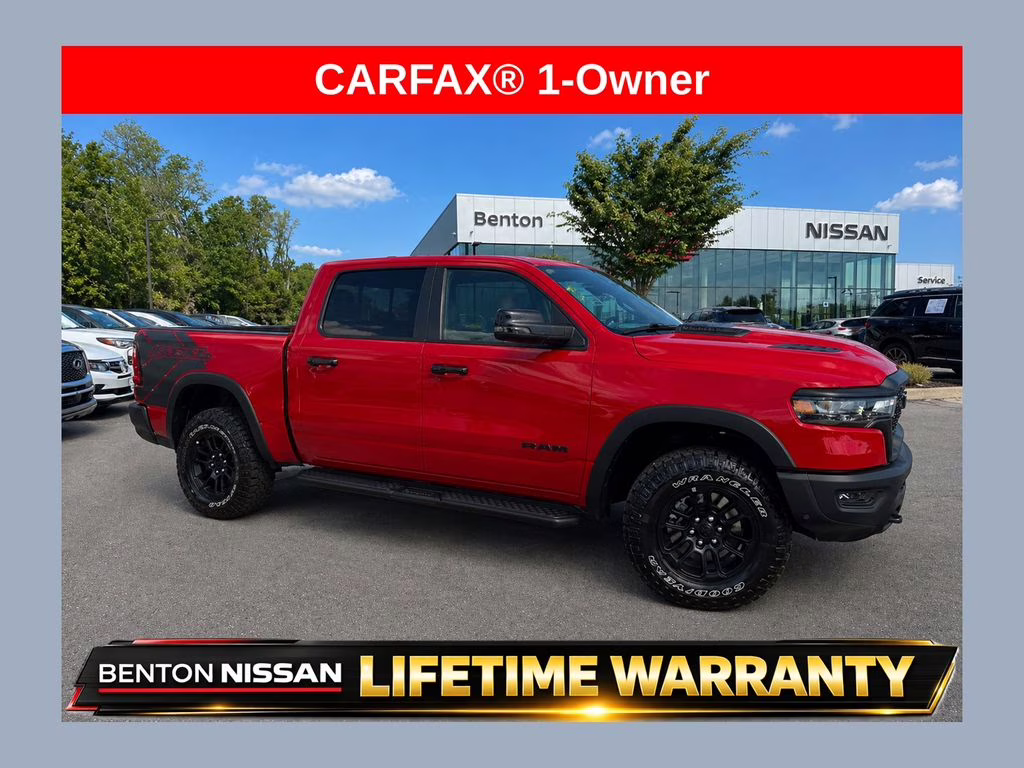 2025 Flame Red Clearcoat Ram 1500 Rebel 4X4 Truck