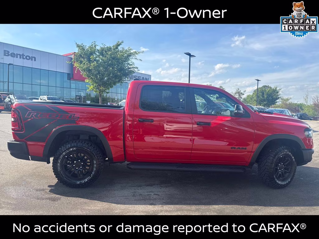 2025 Flame Red Clearcoat Ram 1500 Rebel 4X4 Truck