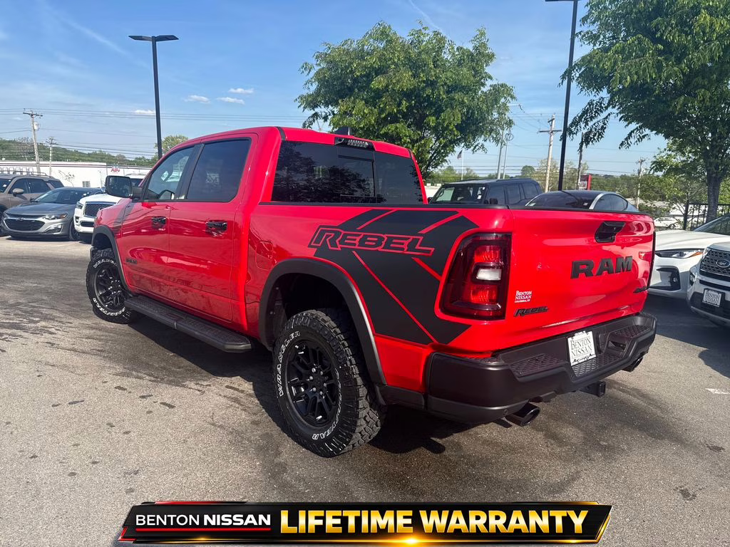 2025 Flame Red Clearcoat Ram 1500 Rebel 4X4 Truck