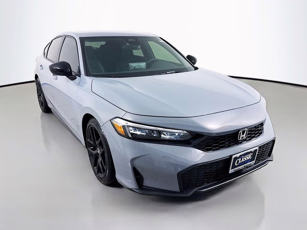2026 Urban Gray Pearl Honda Civic Sport FWD Hatchback