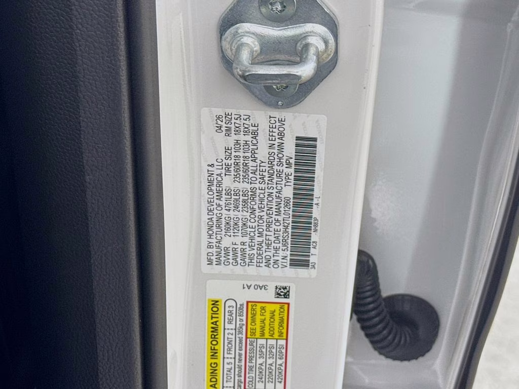 2026 Platinum White Pearl Honda CR-V EX FWD SUV