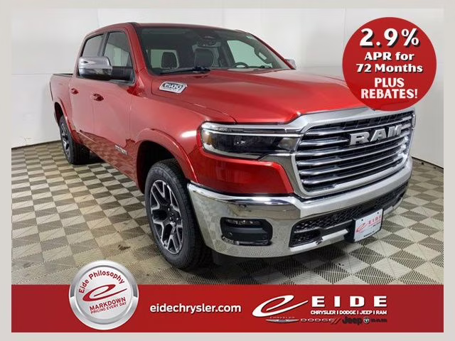 2026 Molten Red Pearlcoat Ram 1500 Laramie 4X4 Truck
