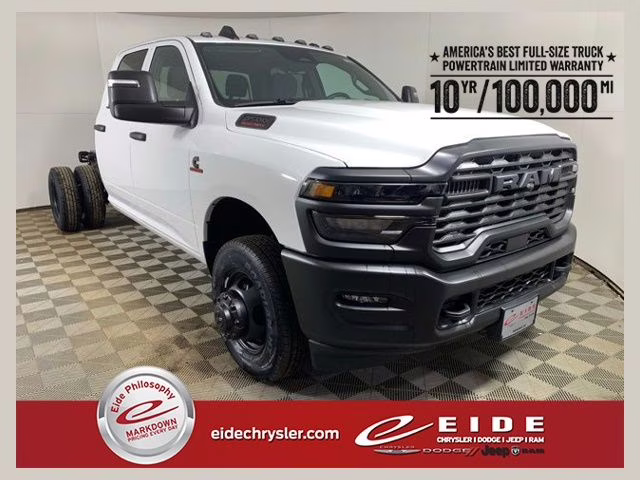 2026 Bright White Clearcoat Ram 3500 Tradesman 4X4 Truck