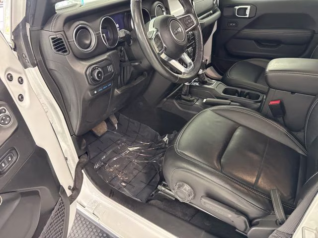 2023 Bright White Clearcoat Jeep Wrangler Sahara 4xe 4X4 SUV