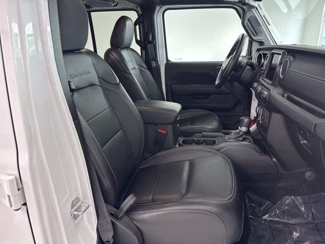 2023 Bright White Clearcoat Jeep Wrangler Sahara 4xe 4X4 SUV
