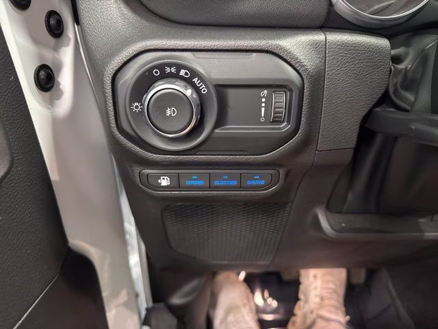 2023 Bright White Clearcoat Jeep Wrangler Sahara 4xe 4X4 SUV