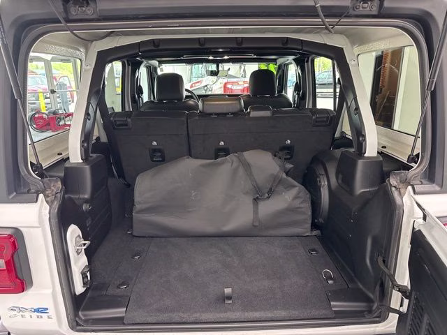 2023 Bright White Clearcoat Jeep Wrangler Sahara 4xe 4X4 SUV