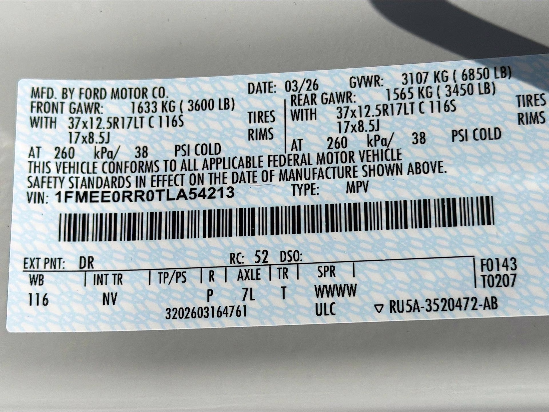 2026 Avalanche Gray Ford Bronco Raptor 4X4 SUV