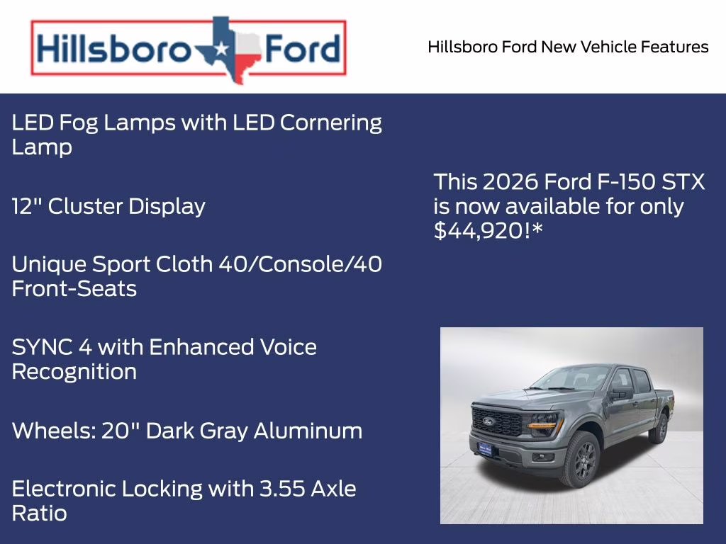 2026 Carbonized Gray Metallic Ford F-150 STX 4X4 Truck