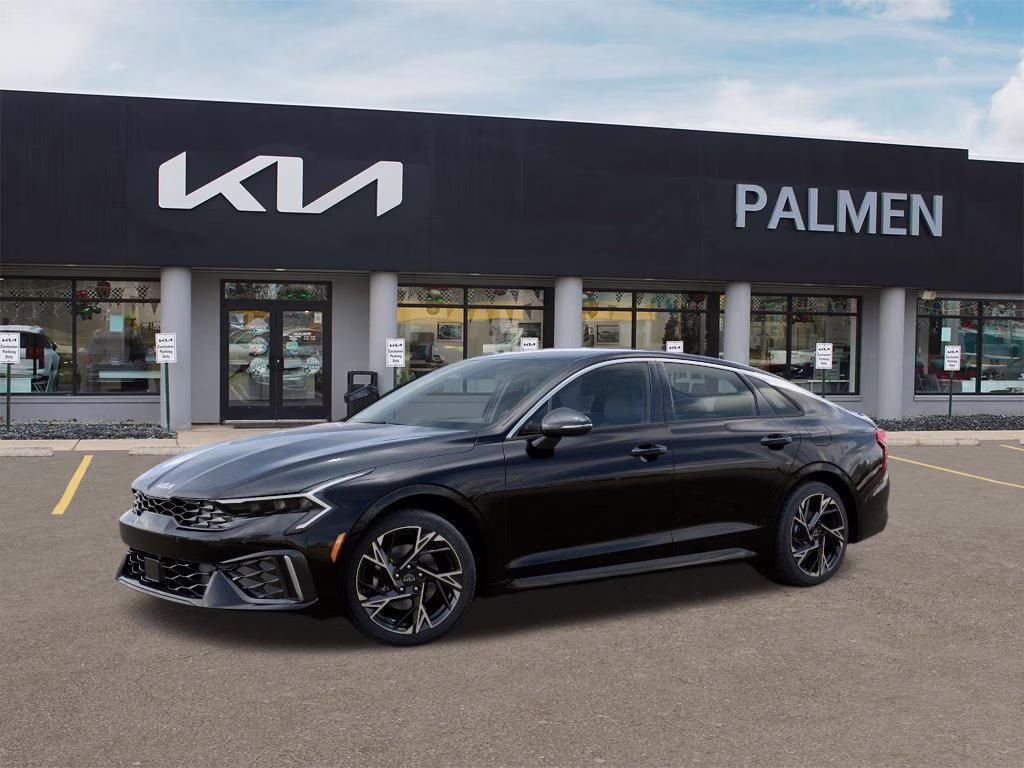 2026 Aurora Black Pearl Kia K5 GT-Line AWD Sedan