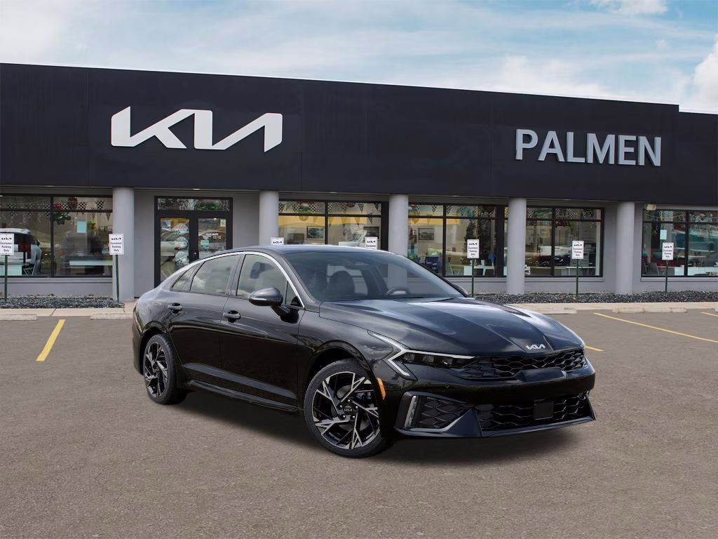 2026 Aurora Black Pearl Kia K5 GT-Line AWD Sedan