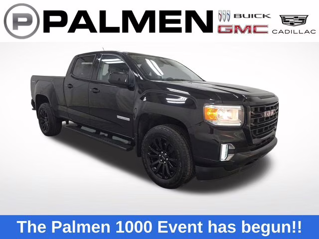2022 Onyx Black GMC Canyon Elevation 4X4 Truck
