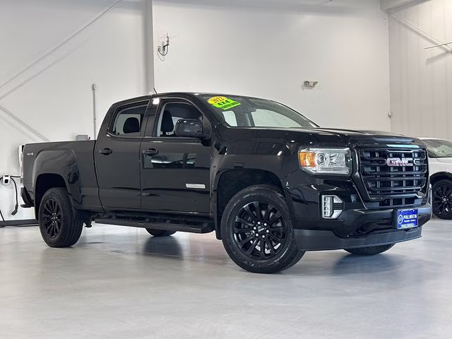 2022 Onyx Black GMC Canyon Elevation 4X4 Truck